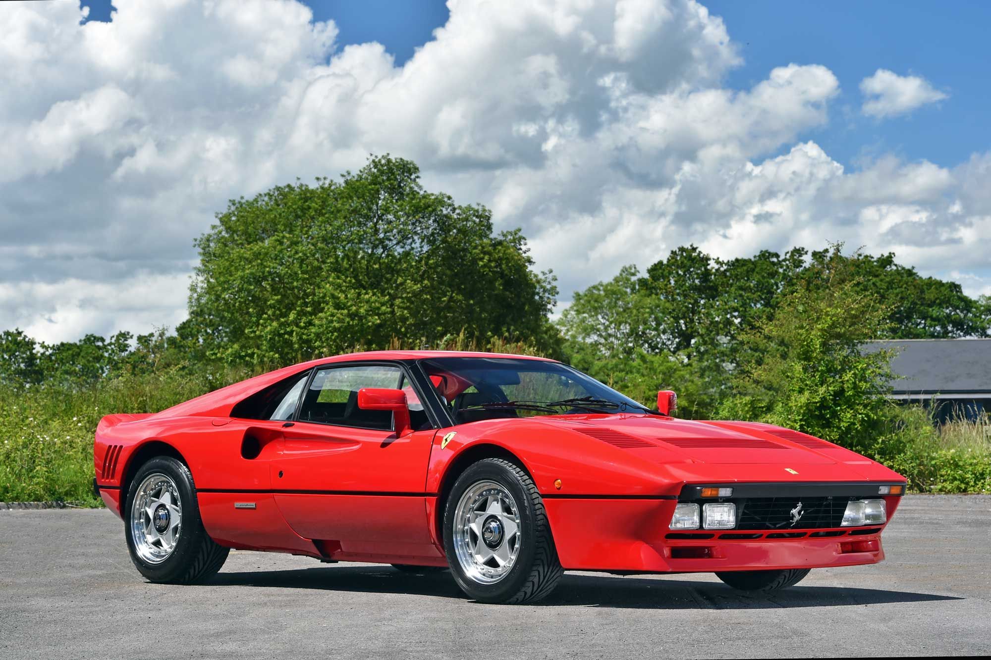 black ferrari 288 gto